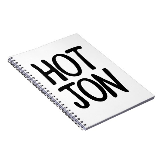 HOT JON NOTITIEBOEK (Rechterzijde)