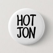 HOT JON RONDE BUTTON 5,7 CM (Voorkant)