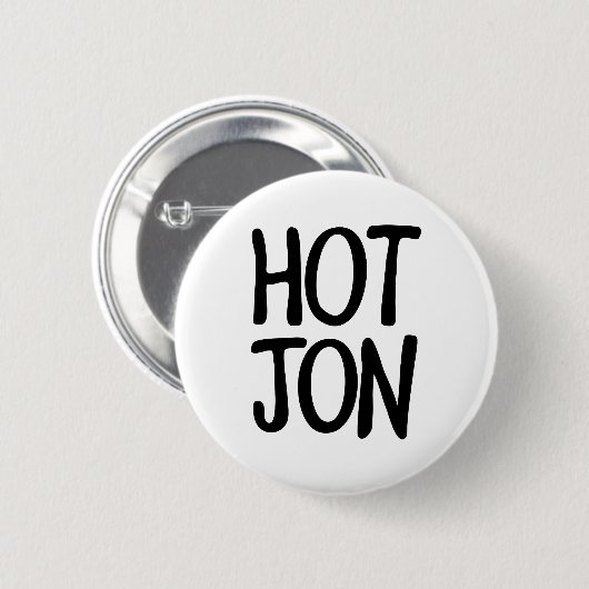 HOT JON RONDE BUTTON 5,7 CM (Voorkant /achterkant)