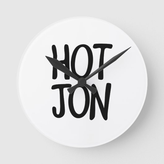 HOT JON RONDE KLOK (Voorkant)