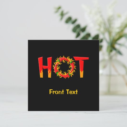 HOT KAART (Staand voorkant)