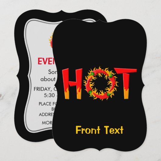 HOT KAART (Voorkant / Achterkant)