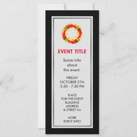 HOT KAART (Achterkant)