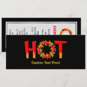 HOT KAART (Voorkant / Achterkant)