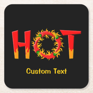 HOT KARTONNEN ONDERZETTERS