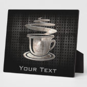 Hot-koffie; kool fotoplaat (Zijkant)