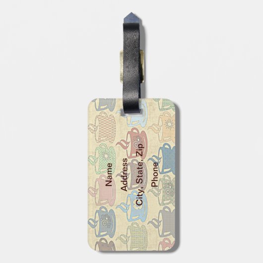 HOT KOFFIE OF THA BAGAGELABEL (Achterkant verticaal)