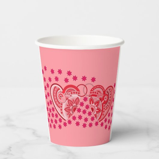 HOT KOFFIE PAPIER KOP VOOR VERLIES PAPIEREN BEKERS (Achterkant)