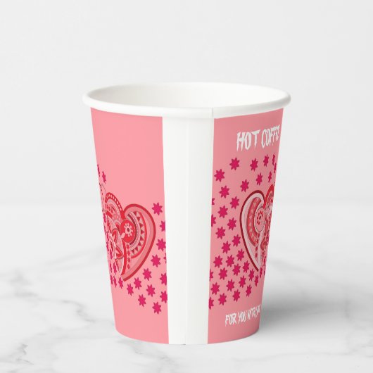 HOT KOFFIE PAPIER KOP VOOR VERLIES PAPIEREN BEKERS (Rechts)