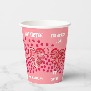 HOT KOFFIE PAPIER KOP VOOR VERLIES PAPIEREN BEKERS