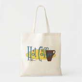 Hot-koffie Tote Bag (Voorkant)