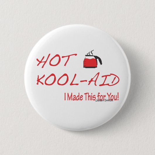 Hot Kool-Aid Julian Smith Ronde Button 5,7 Cm (Voorkant)