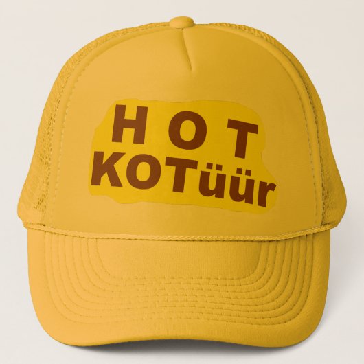 HOT KOTüür Cap Trucker Pet (Voorkant)