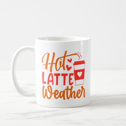 Hot-latte Weather Koffiemok (Links)