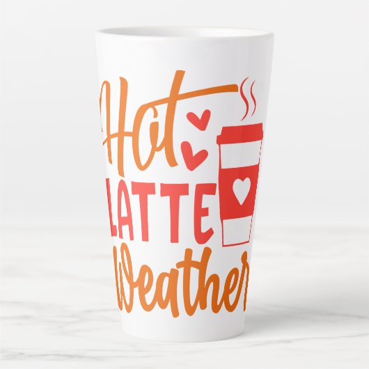 Hot-latte Weather Latte Mok (Voorkant)