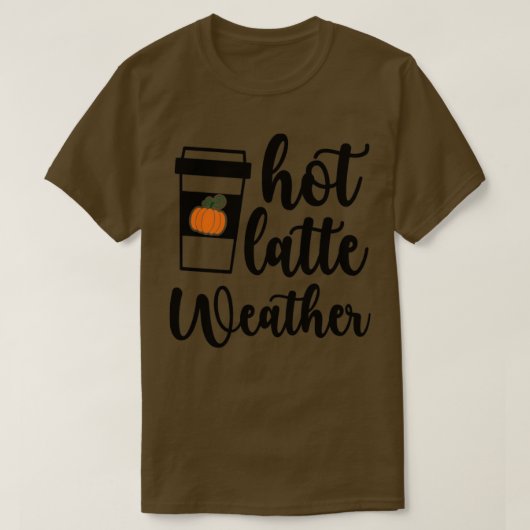 Hot-latte Weather T-shirt (Design voorkant)