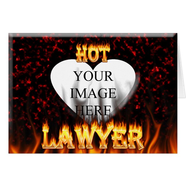Hot Lawyer vuur en vlammen rode marmer (Voorkant Horizontaal)