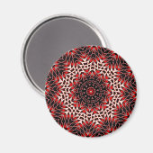 Hot Leaf Kaleidoscope Magneet (Voorkant / Achterkant)