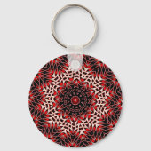 Hot Leaf Kaleidoscope Sleutelhanger (Voorkant)