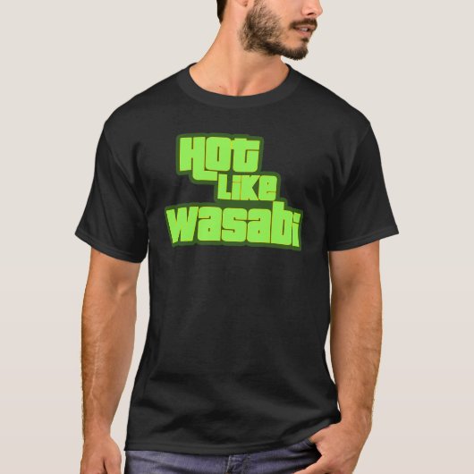 Hot-like Wasabi T-shirt (Voorkant)
