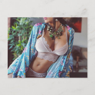 ㋡ ☺ Hot! Lingerie Model briefkaart ㋡ ㋛ ☺