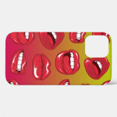 Hot Lips Case-Mate iPhone Case (Achterkant (horizontaal))