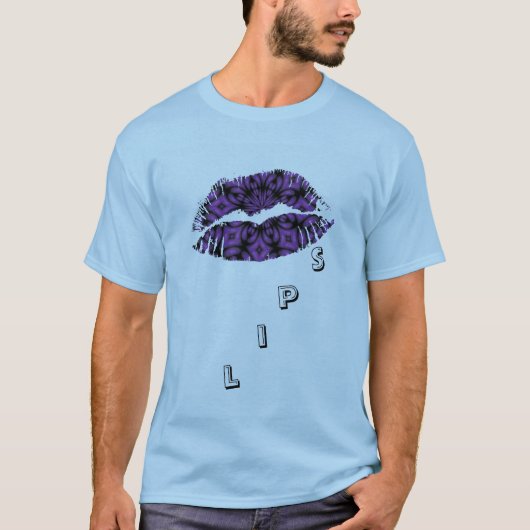 Hot-lips dames AA-Pet Sleeve T-shirt (Voorkant)