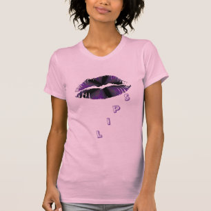 Hot-lips dames AA-Pet Sleeve T-shirt