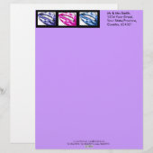 Hot Lips De Blues Briefpapier Gepersonaliseerd Briefhoofd (Voorkant / Achterkant)