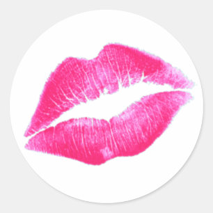 HOT LIPS DOOR SHARON SHARPE RONDE STICKER