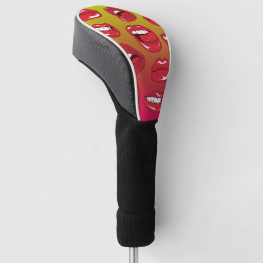 Hot Lips Golfheadcover (Schuin)