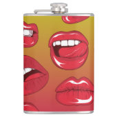 Hot Lips Heupfles (Voorkant)