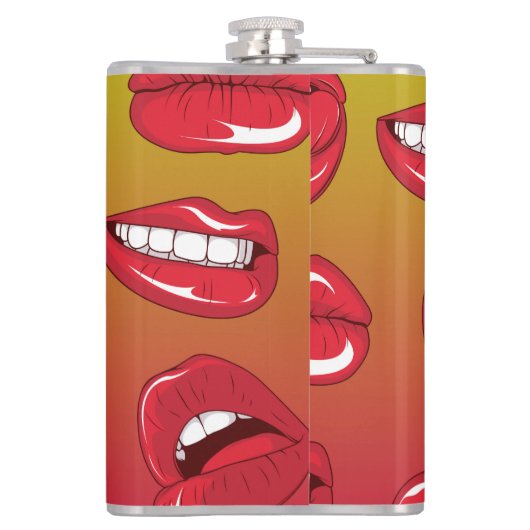 Hot Lips Heupfles (Achterkant)