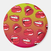 Hot Lips Magneet (Voorkant)