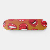 Hot Lips Persoonlijk Skateboard (Horizontaal)