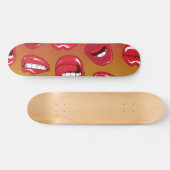 Hot Lips Persoonlijk Skateboard (Horizontaal)