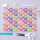 Hot Lips Pop Art Tissuepapier (Craft)