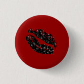 Hot lips ronde button 3,2 cm (Voorkant)
