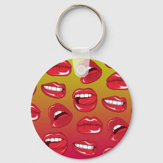 Hot Lips Sleutelhanger (Voorkant)