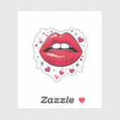Hot Lips  Sticker (Vel)