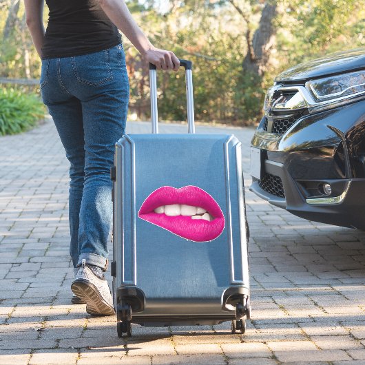 Hot Lips Sticker (Koffer Insitu)