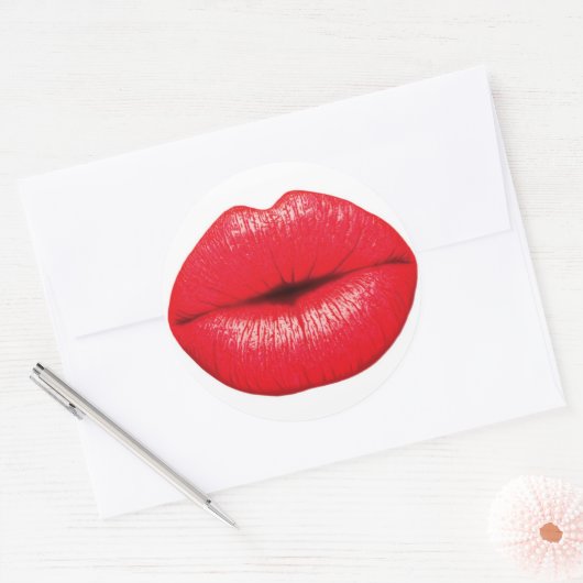 Hot lips stickers (Envelop)