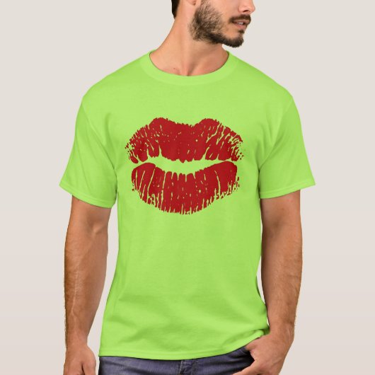 Hot lips t-shirt (Voorkant)