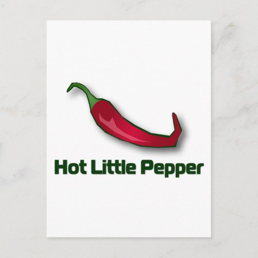 Hot Little Pepper Briefkaart (Voorkant)