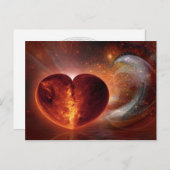 Hot Love Briefkaart (Voorkant / Achterkant)