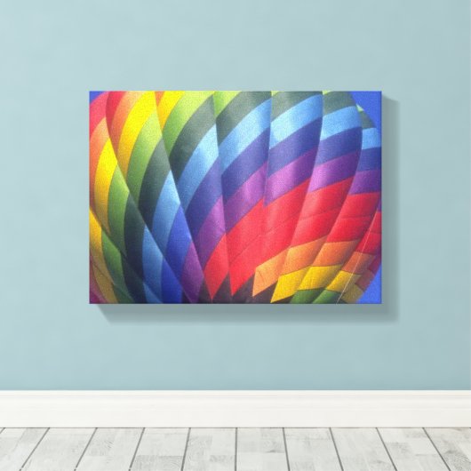 Hot-luchtballon (4) canvas afdruk (Insitu (Houten vloer))