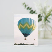 Hot-luchtballon (9) briefkaart (Staand voorkant)