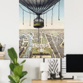 Hot-luchtballon Adverteren Poster (Thuiskantoor)