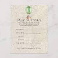 Hot-luchtballon | Baby shower gaming