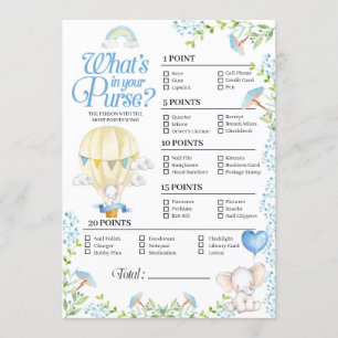 Hot-luchtballon Baby wat zit er in uw handschoenen Kaart